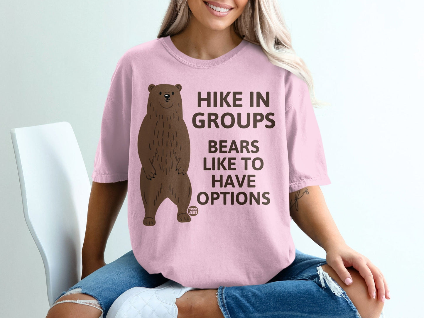 Hike in Groups Bears Like to Have Options Shirt