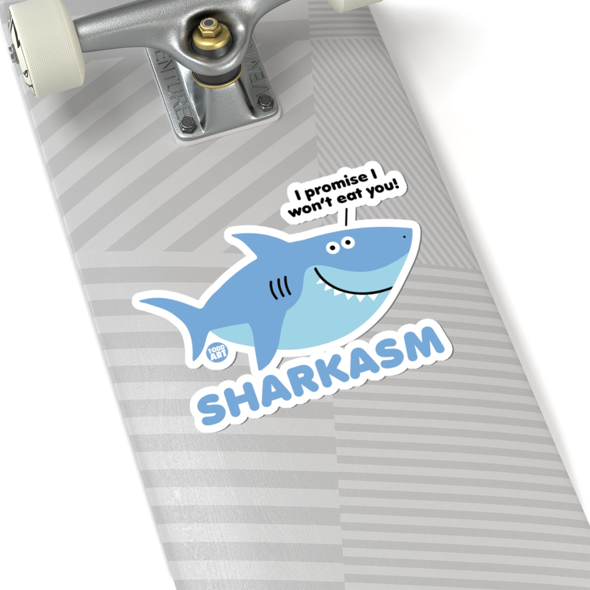 Sharkasm Todd Art Sticker