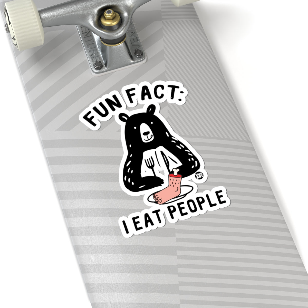 Cannibal BearTodd Art Sticker