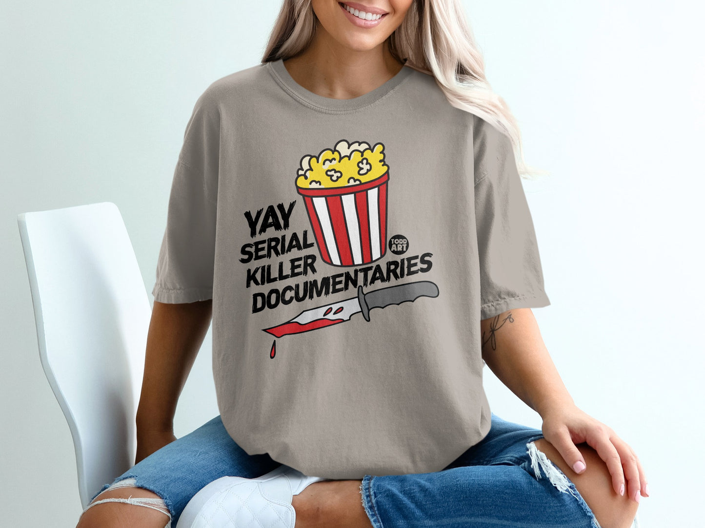 YAY SERIAL KILLER DOCUMENTARIES TODD ART T-shirt
