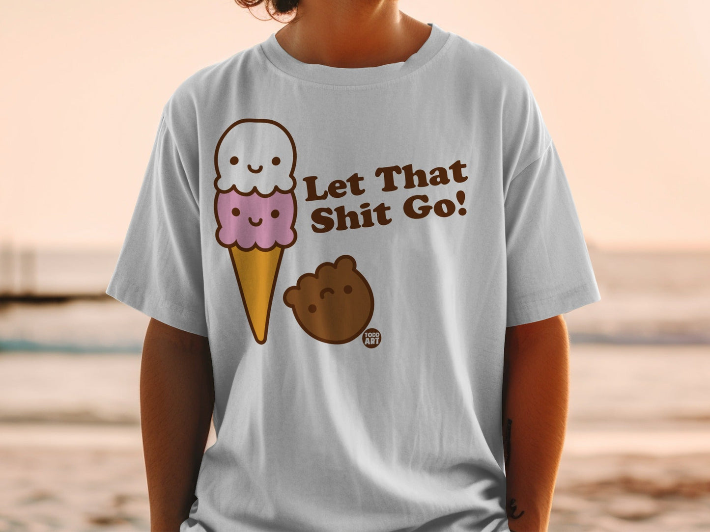 Let That Shit Go Ice Cream T-shirt