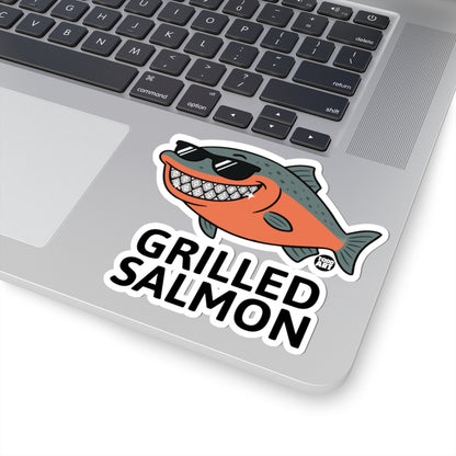 Grilled FishTodd Art Sticker