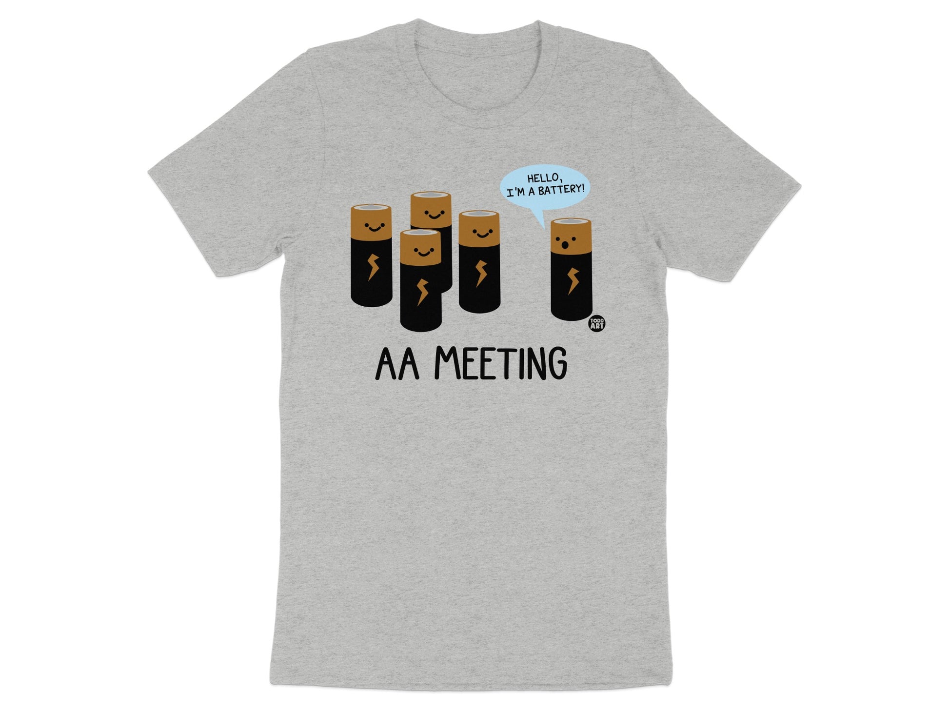 Funny AA Meeting Graphic T-Shirt Fun Casual Top
