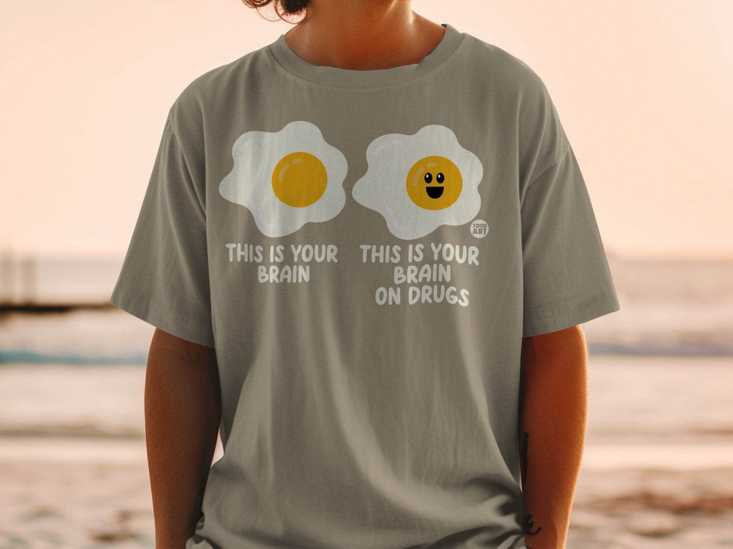 This Is Your Brain On Drugs Funny Graphic Tee