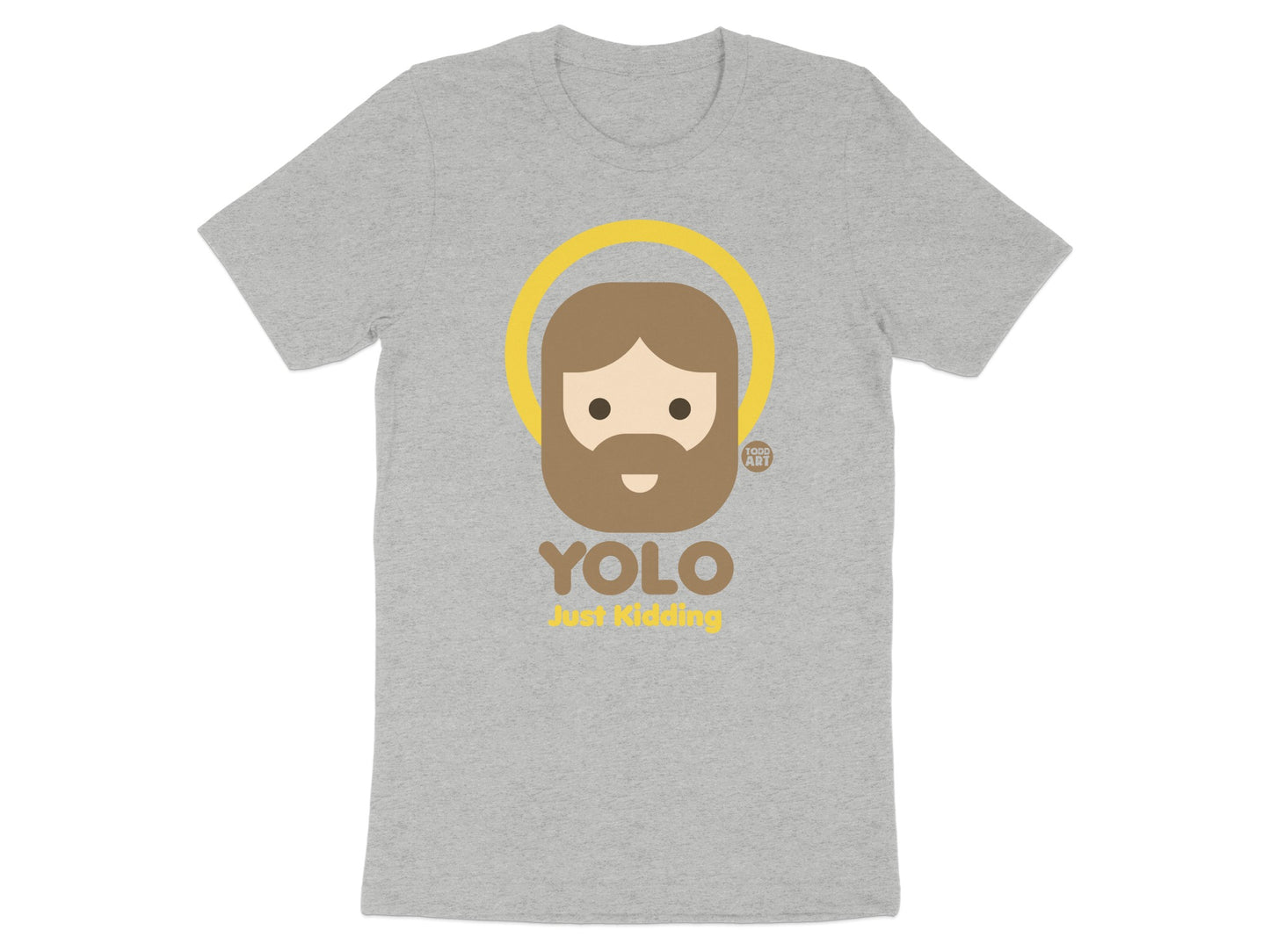 YOLO Just Kidding Graphic Tee for Casual Wear