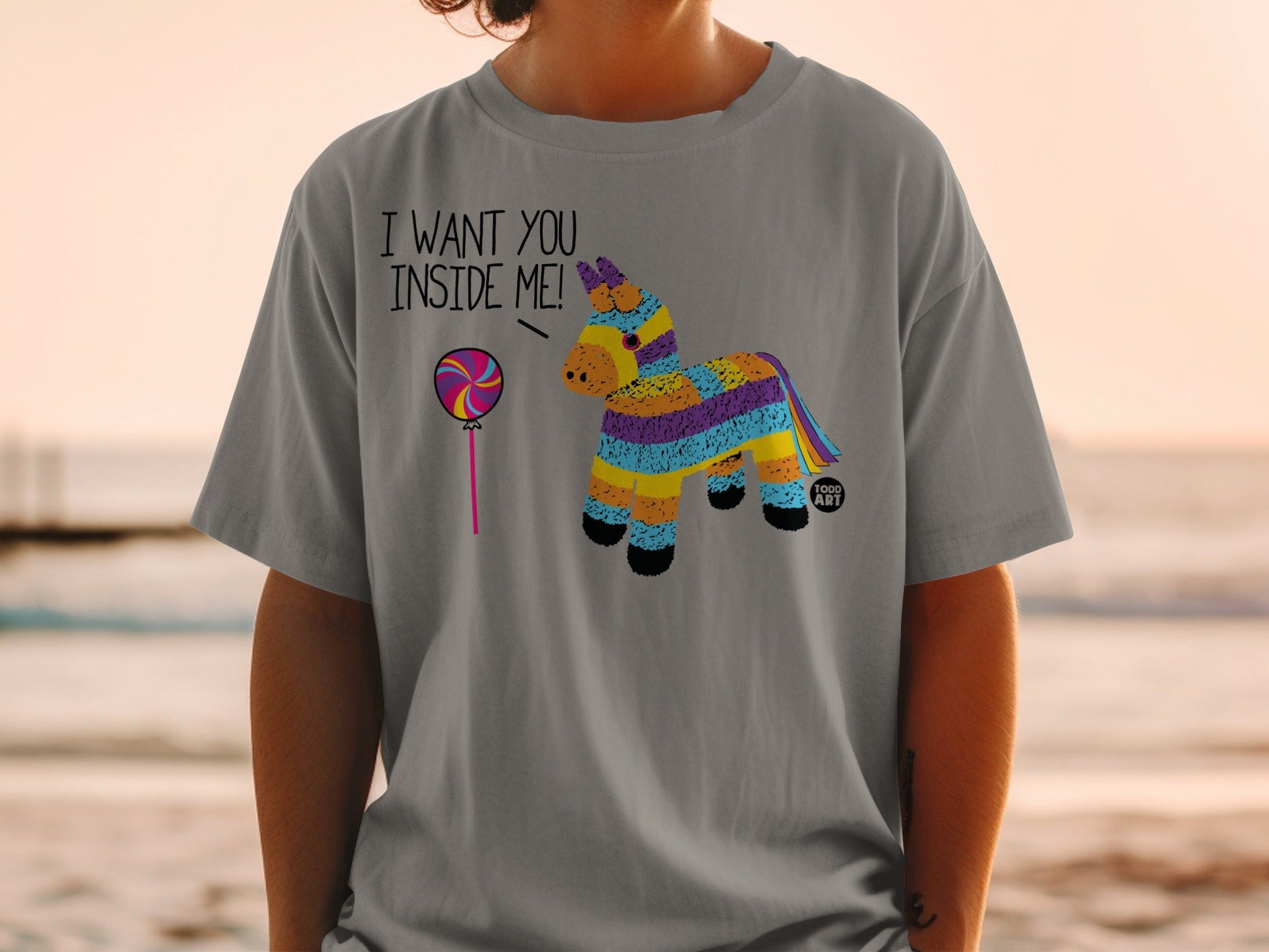 I Want You Inside Me Pinata Graphic T-Shirt