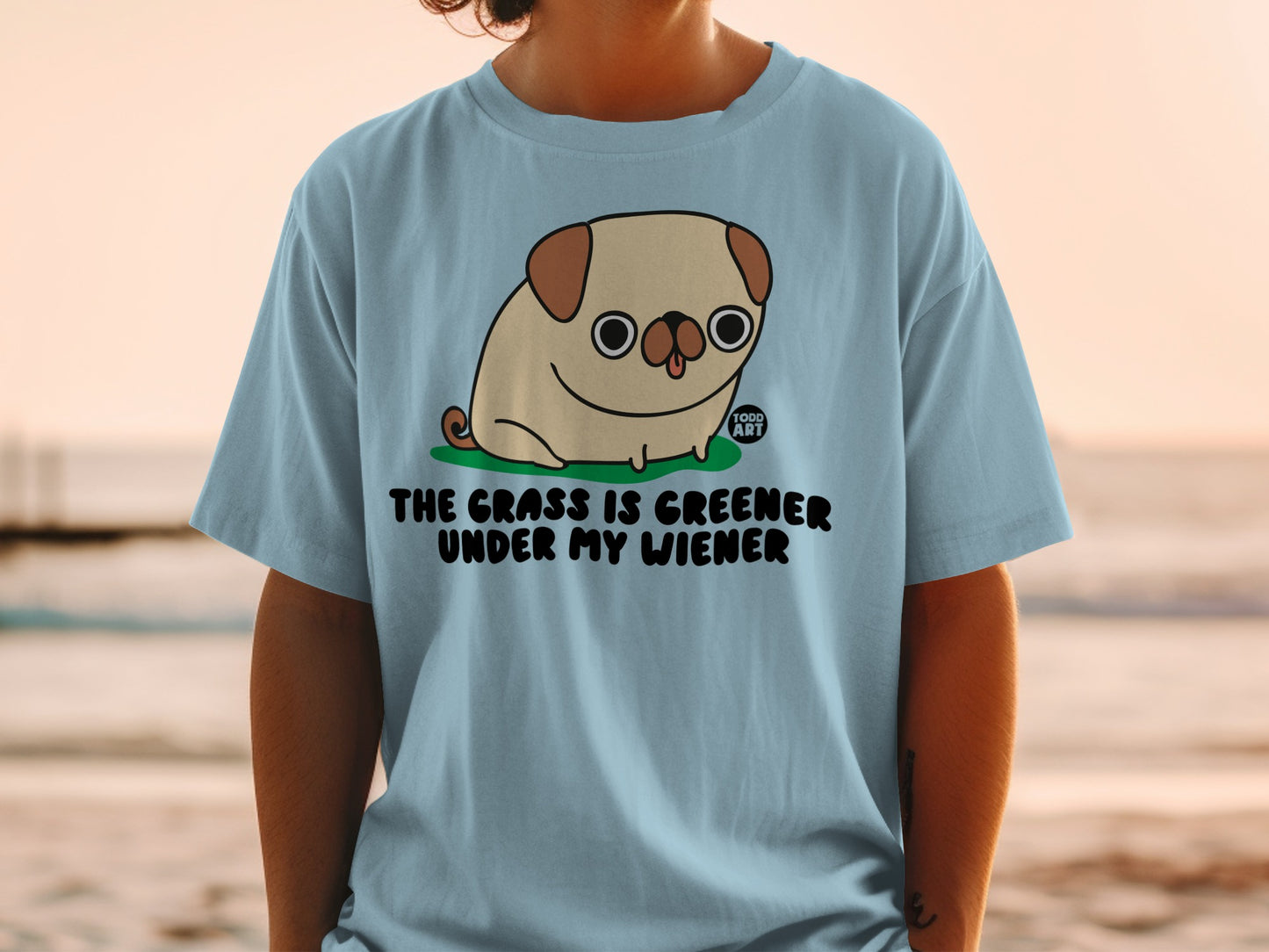 The Grass Is Greener Under My Wiener T-shirt