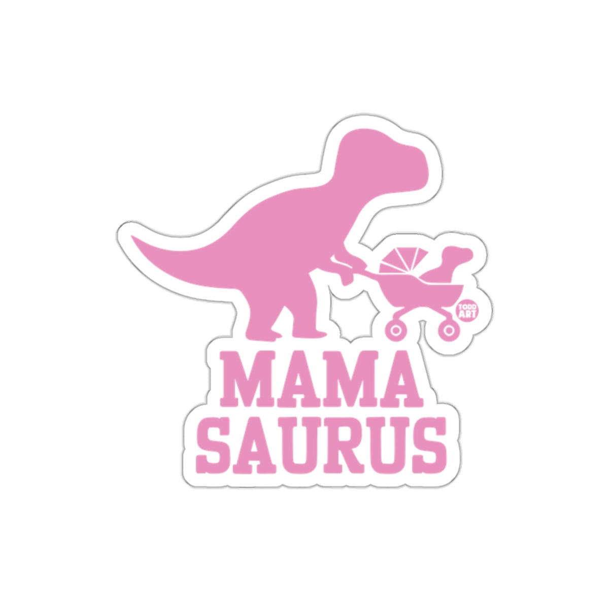 Mamasaurus Dinosaur Sticker Ideal for Mothers Day Gift