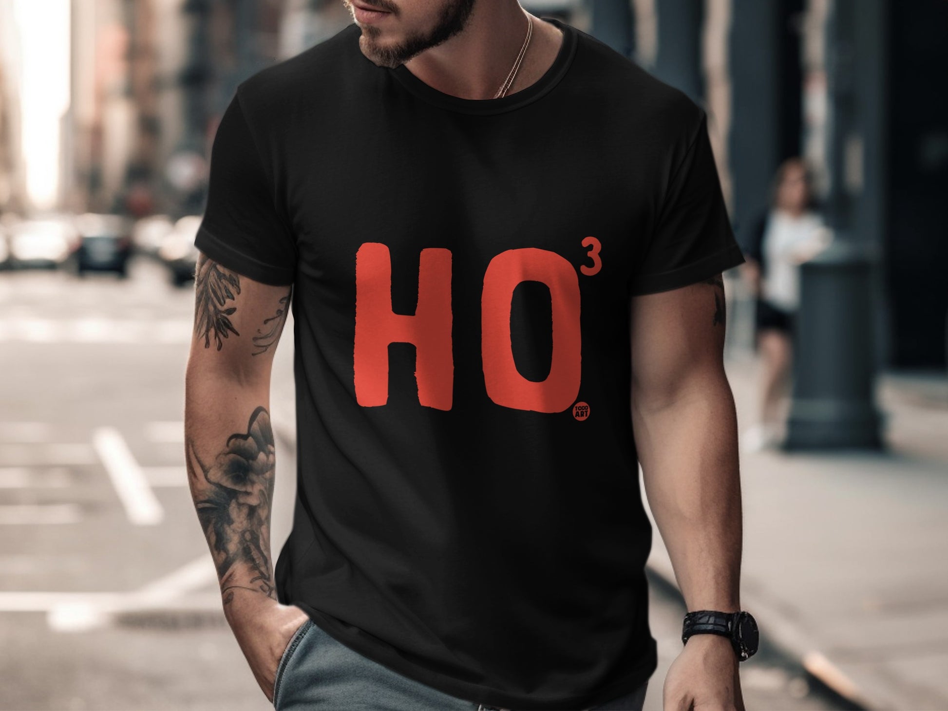 HO3 Graphic Statement Tee for Urban Fashion