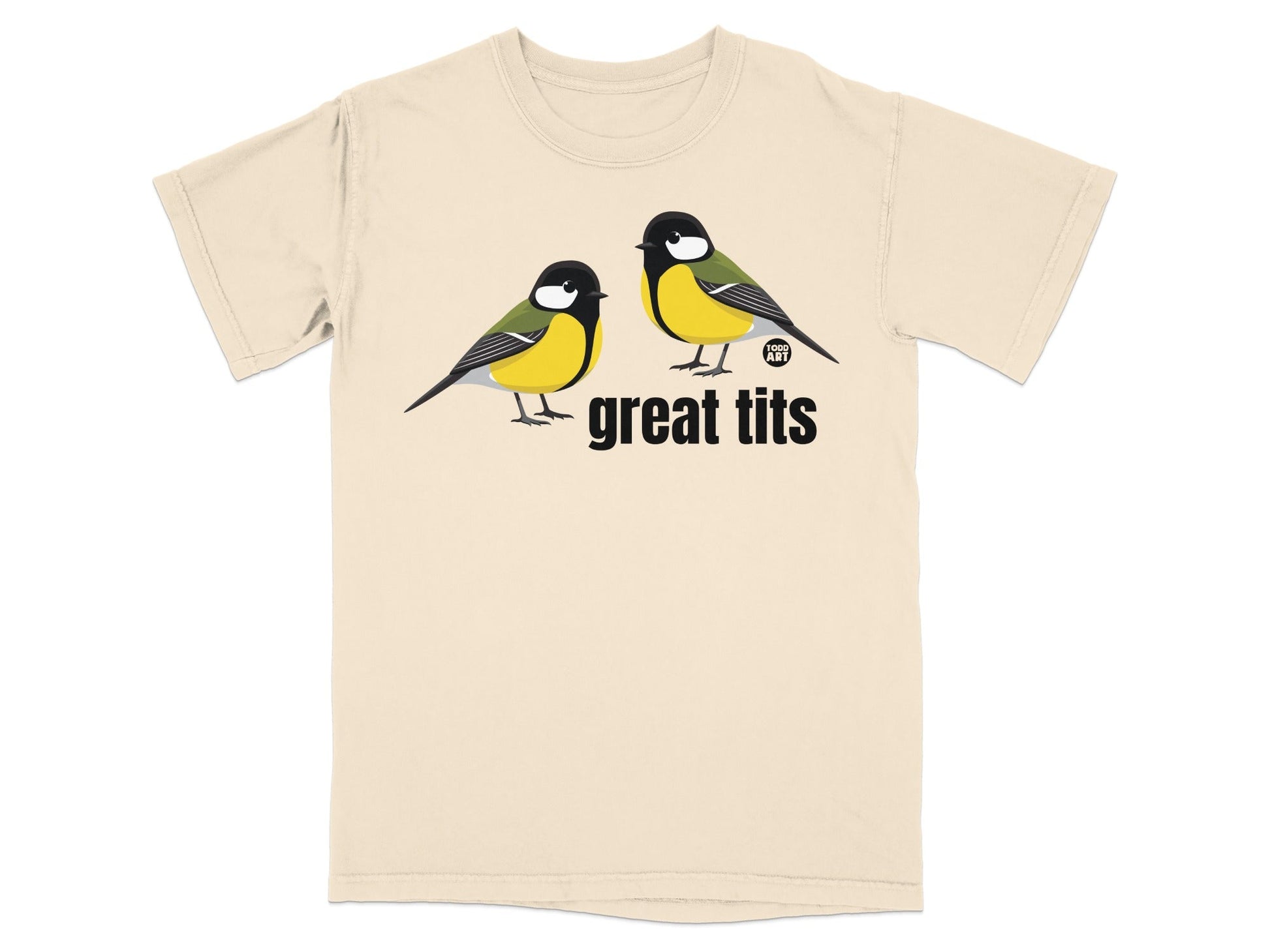 Great Tits Bird Graphic Tee Nature Shirt