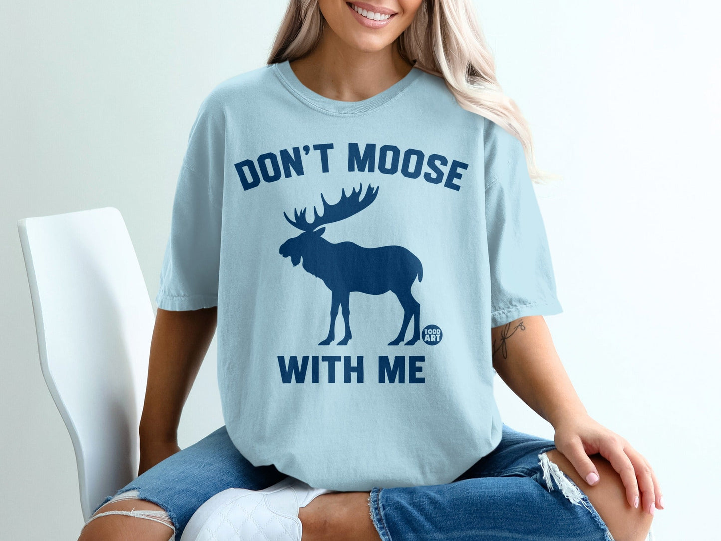 Don't Moose With Me Graphic Tee for Casual Outfits