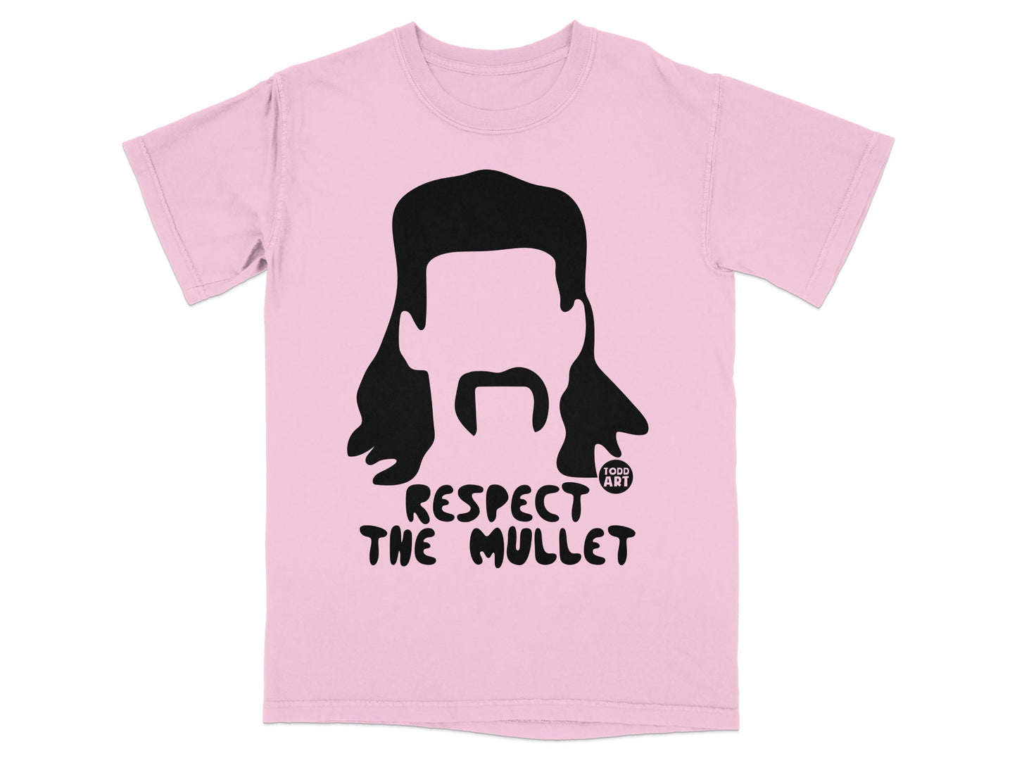 Pink Mullet Silhouette Respect The Mullet Todd Art product type