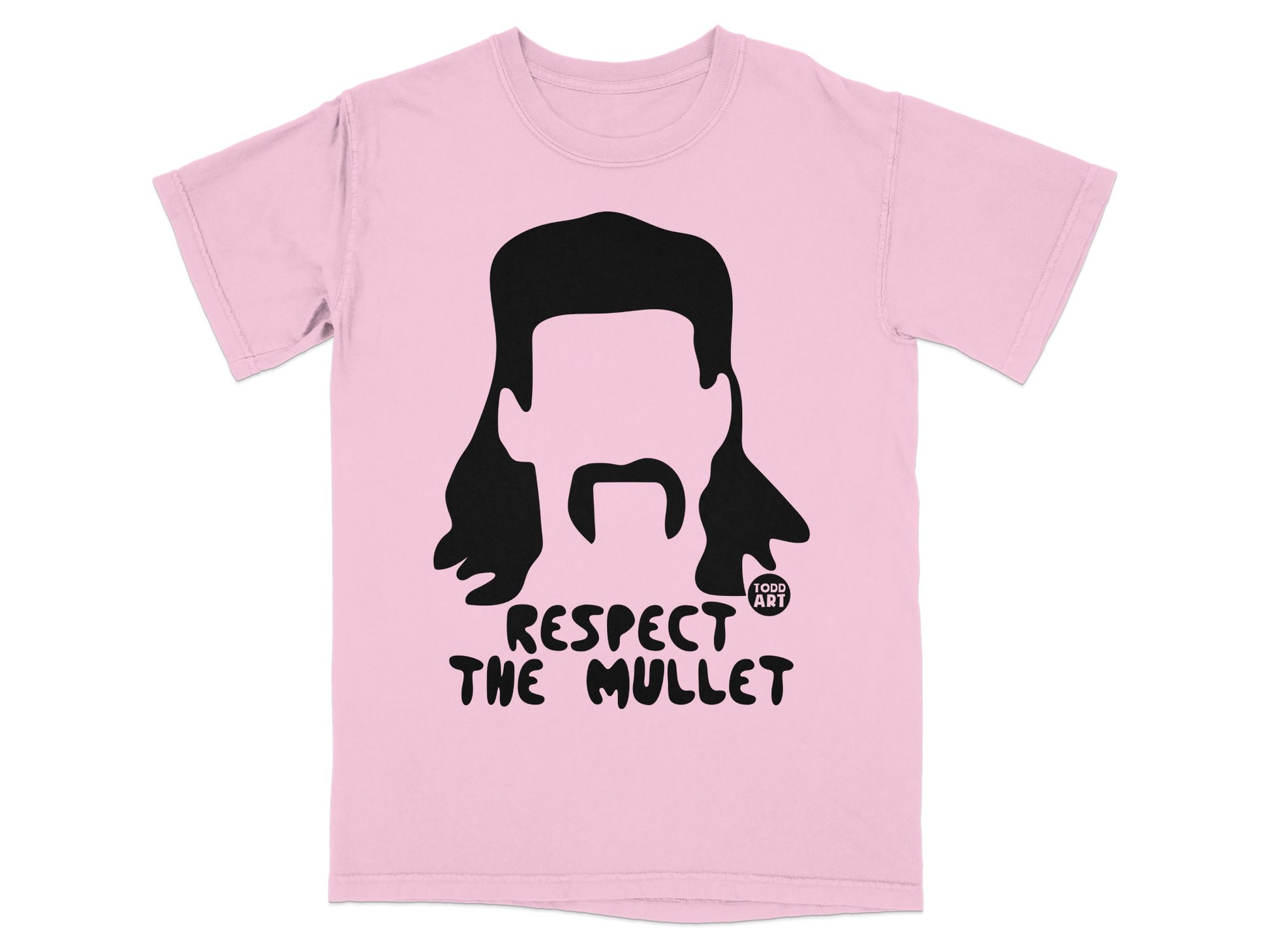 Pink Mullet Silhouette Respect The Mullet Todd Art product type