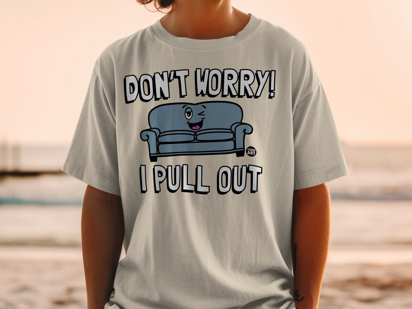 Don't Worry I Pull Out Couch Design Todd Art product type