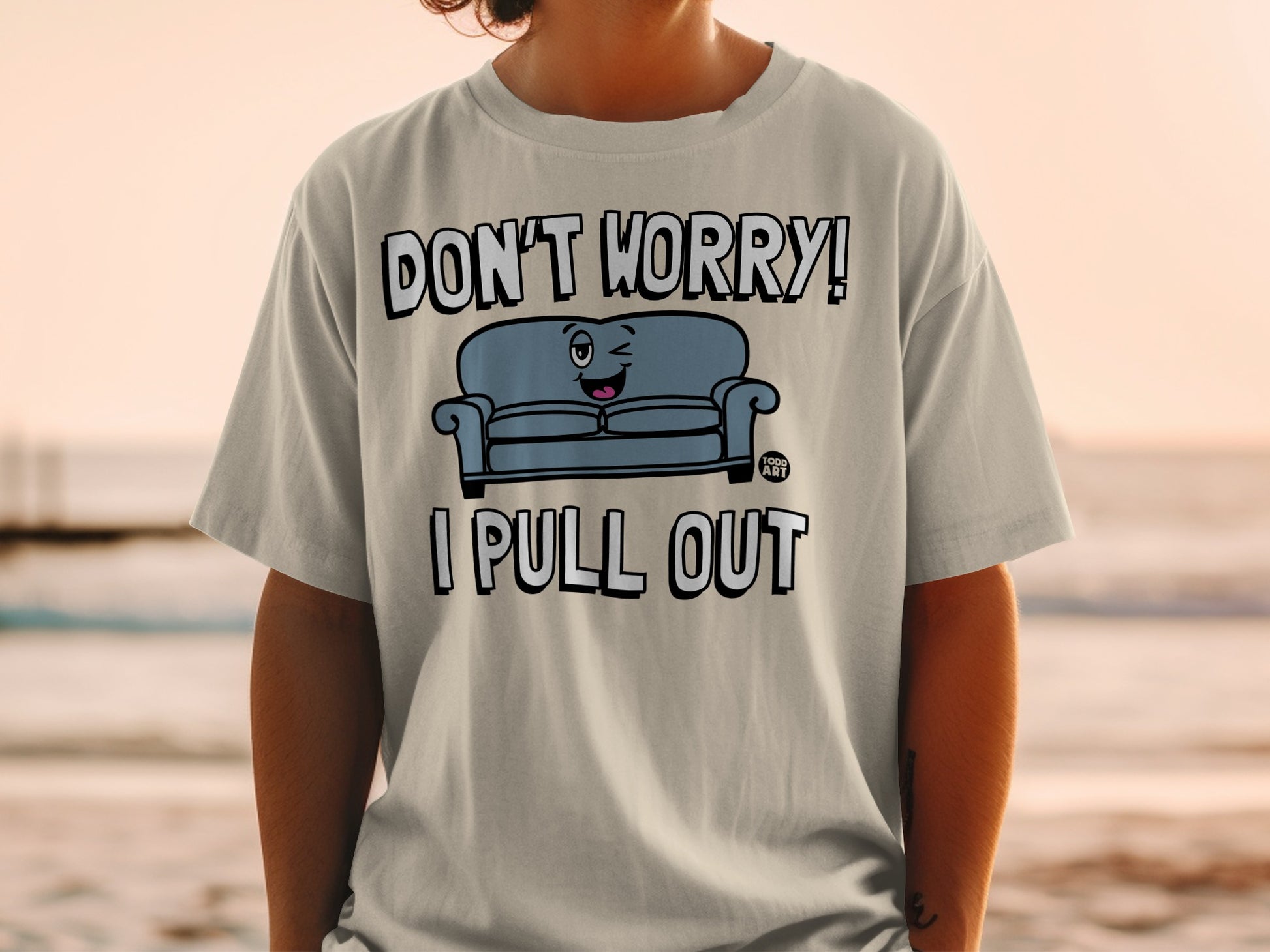Don't Worry I Pull Out Couch Design Todd Art product type