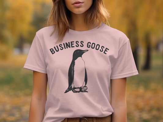 Fun Business Goose Graphic Tee Perfect Gift Idea