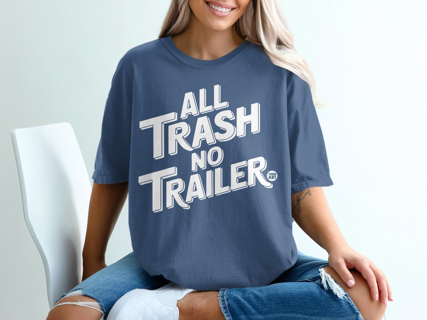 All Trash No Trailer Graphic Tee Shirt