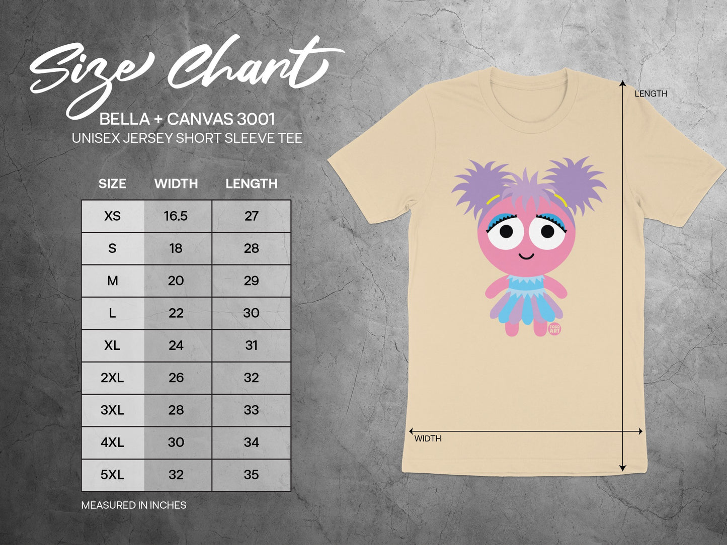 Cute Cartoon Character Unisex Short Sleeve Tee
