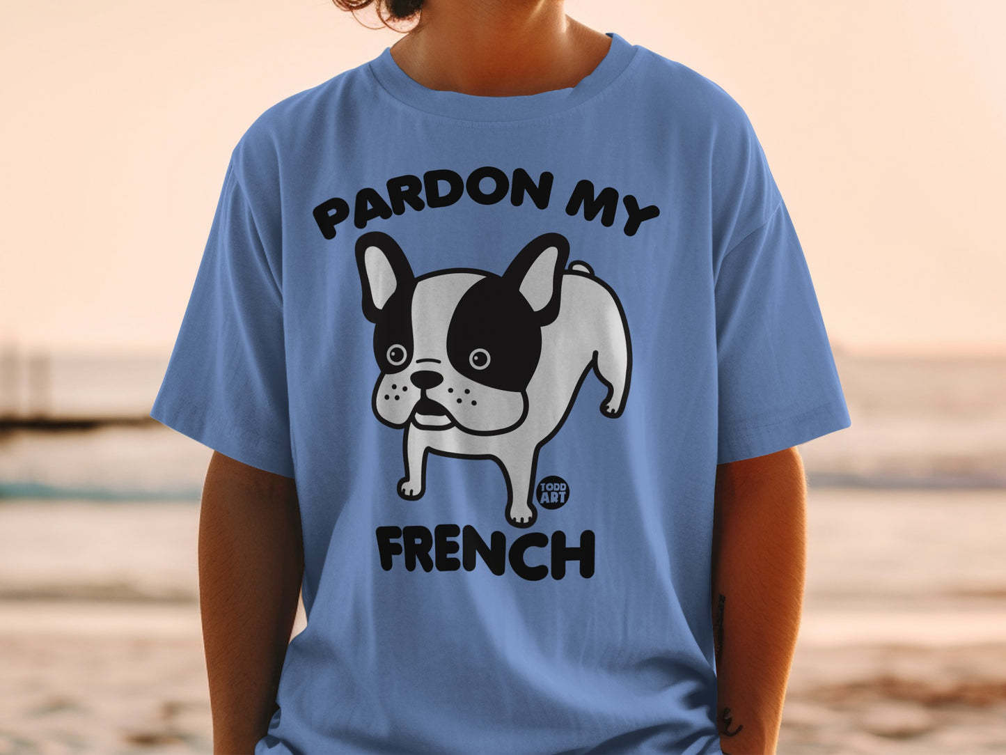 Pardon My French Bulldog Graphic Tee Shirt
