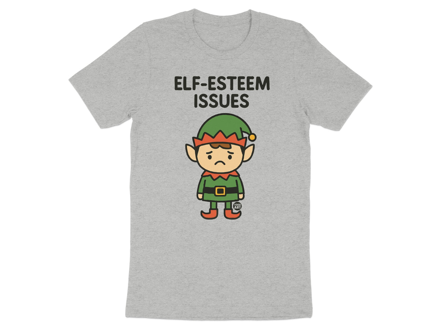 Funny Elf-Esteem Issues Christmas T-shirt
