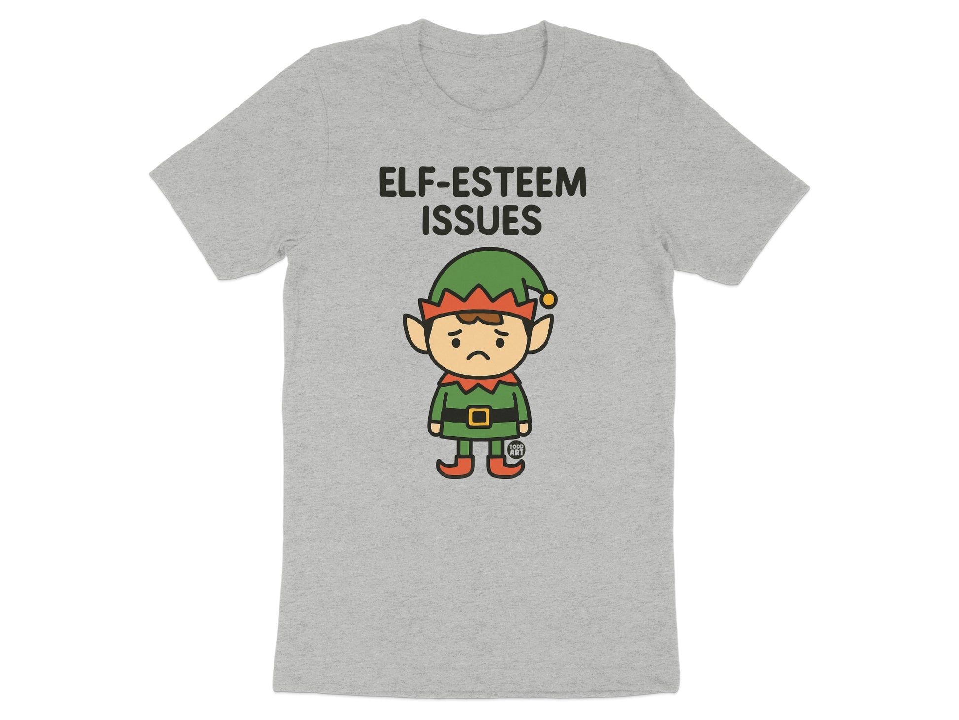 Funny Elf-Esteem Issues Christmas T-shirt