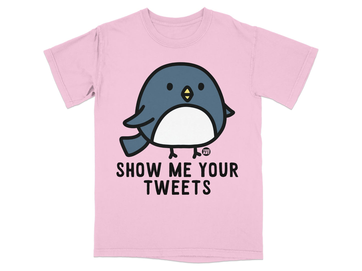 Show Me Your Tweets Cute Bird T-shirt