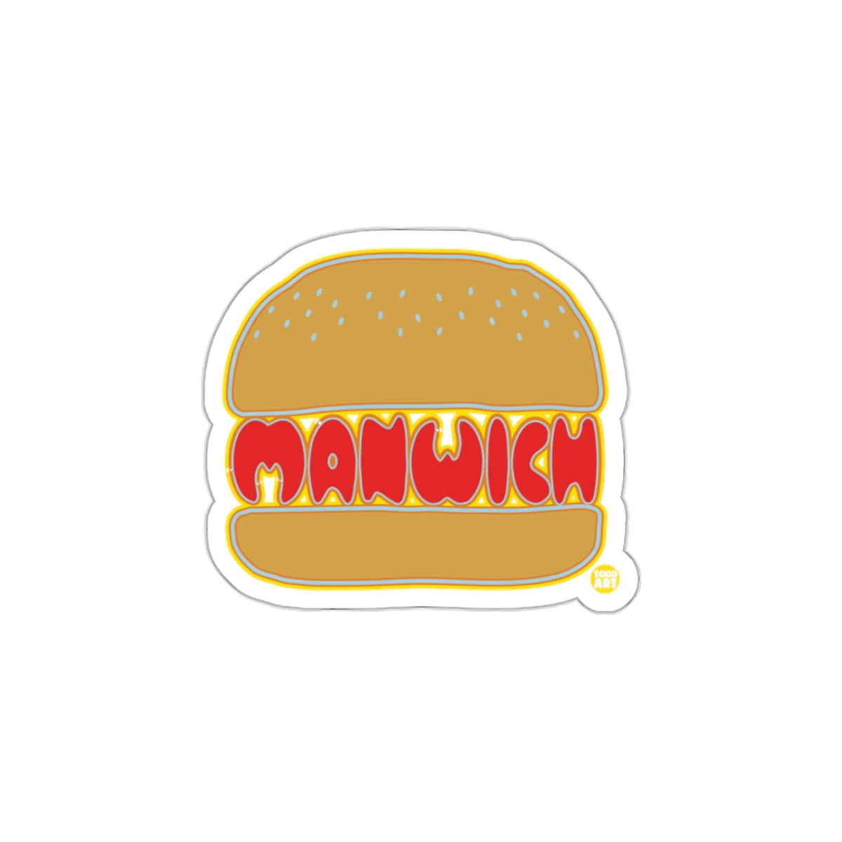 Fun Manwich Graphic Sticker for All Ages