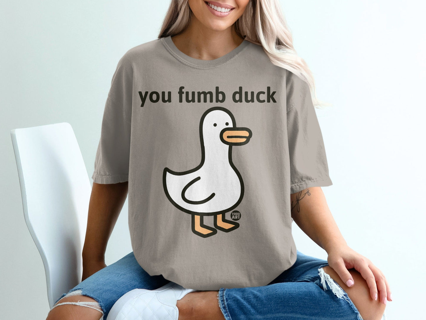 You Fumb Duck Funny Cartoon Duck Shirt for Humor