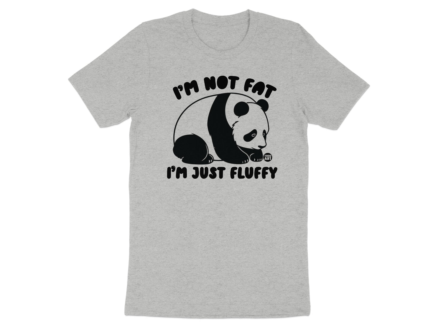I'm Not Fat I'm Just Fluffy Panda T-Shirt Product