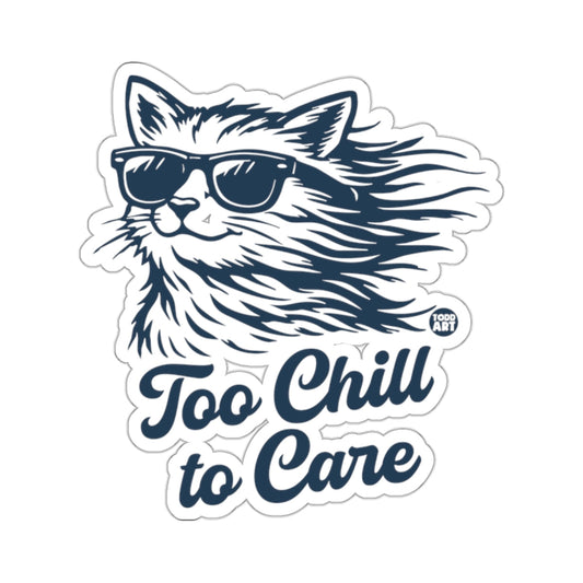 Cool Cat Sunglasses Too Chill to Care 