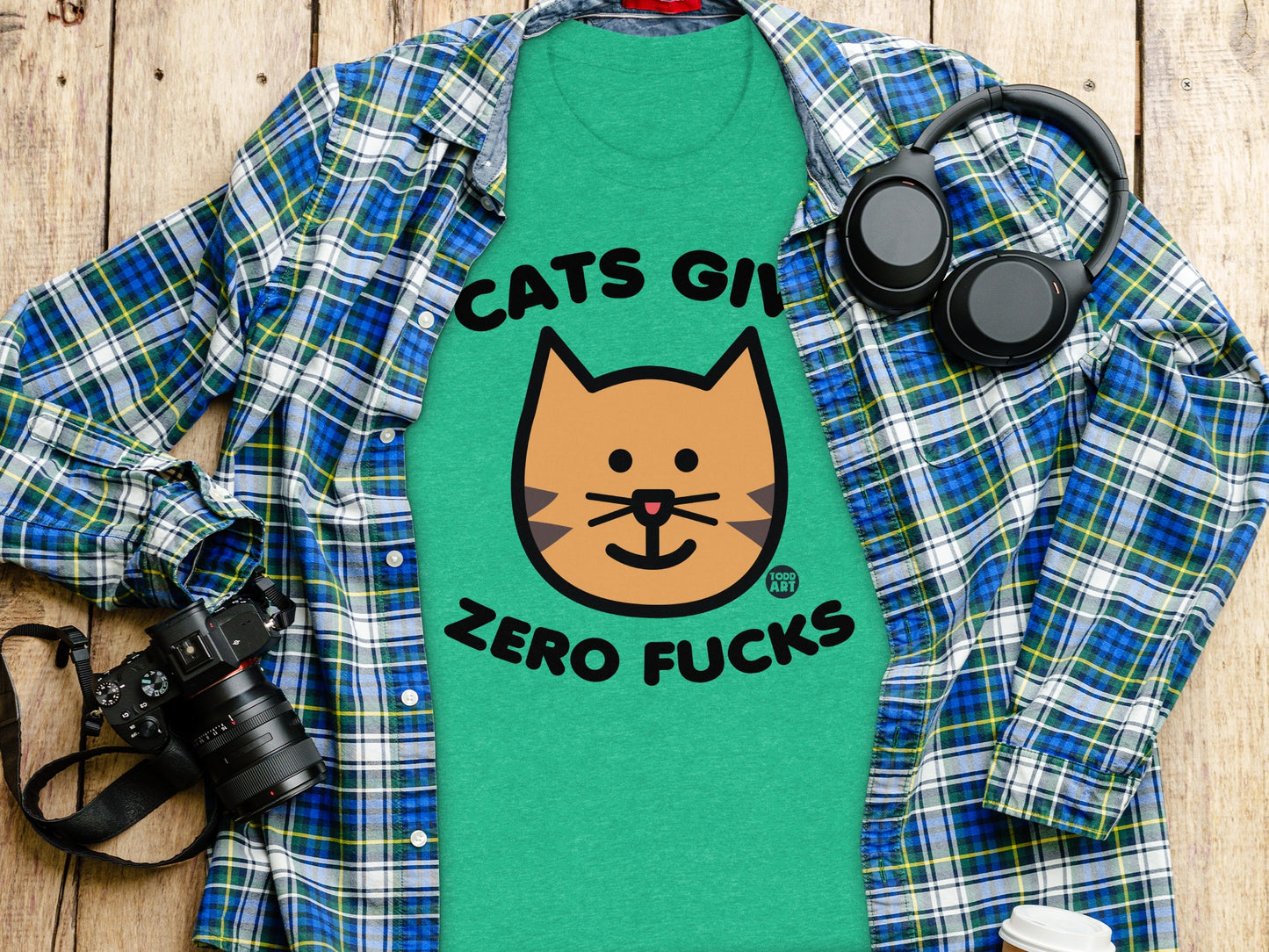 Cats Give Zero Fucks Shirt product
