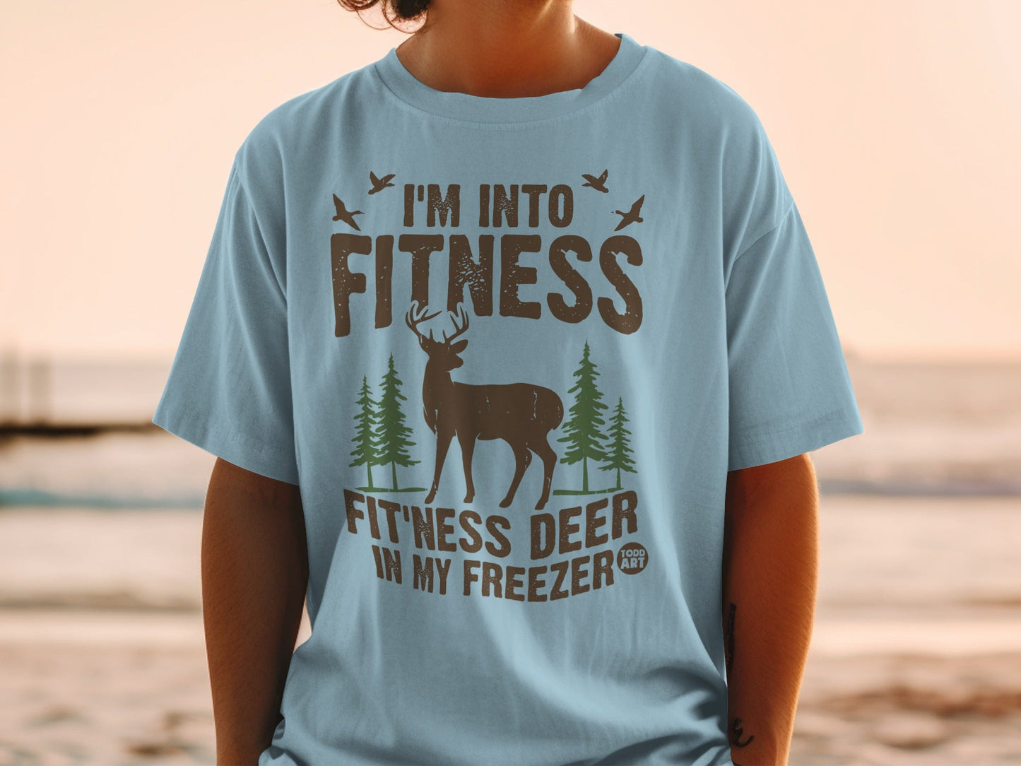 I'm Into Fitness Fitness Deer In My Freezer Shirt