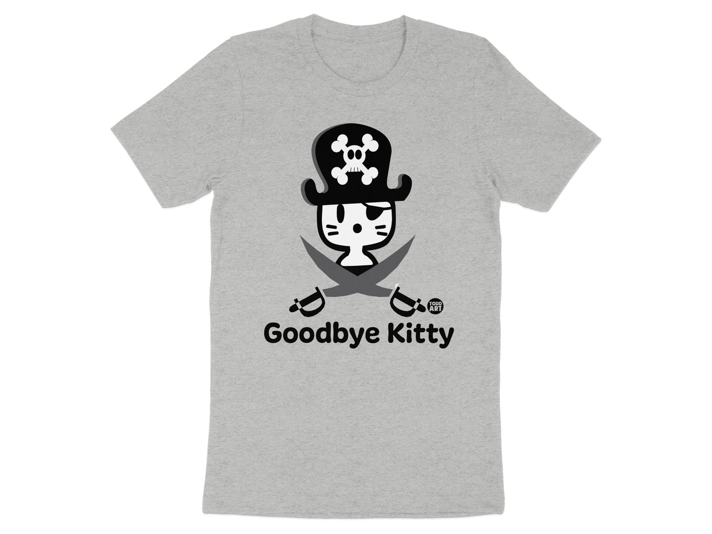 Goodbye Kitty Graphic Printed T-Shirt
