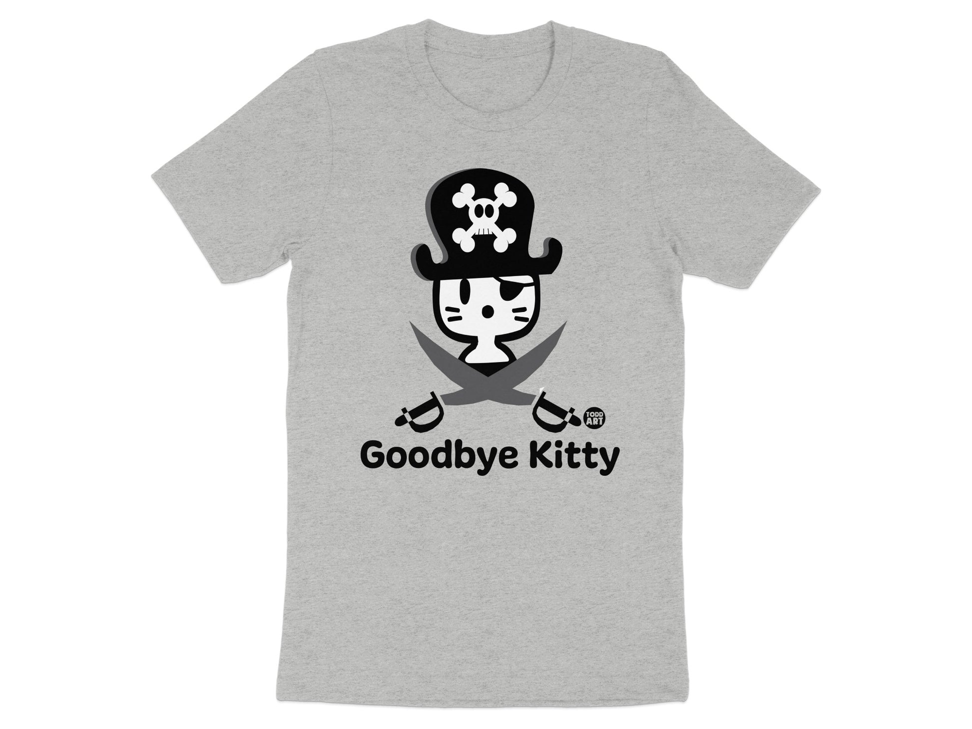 Goodbye Kitty Graphic Printed T-Shirt