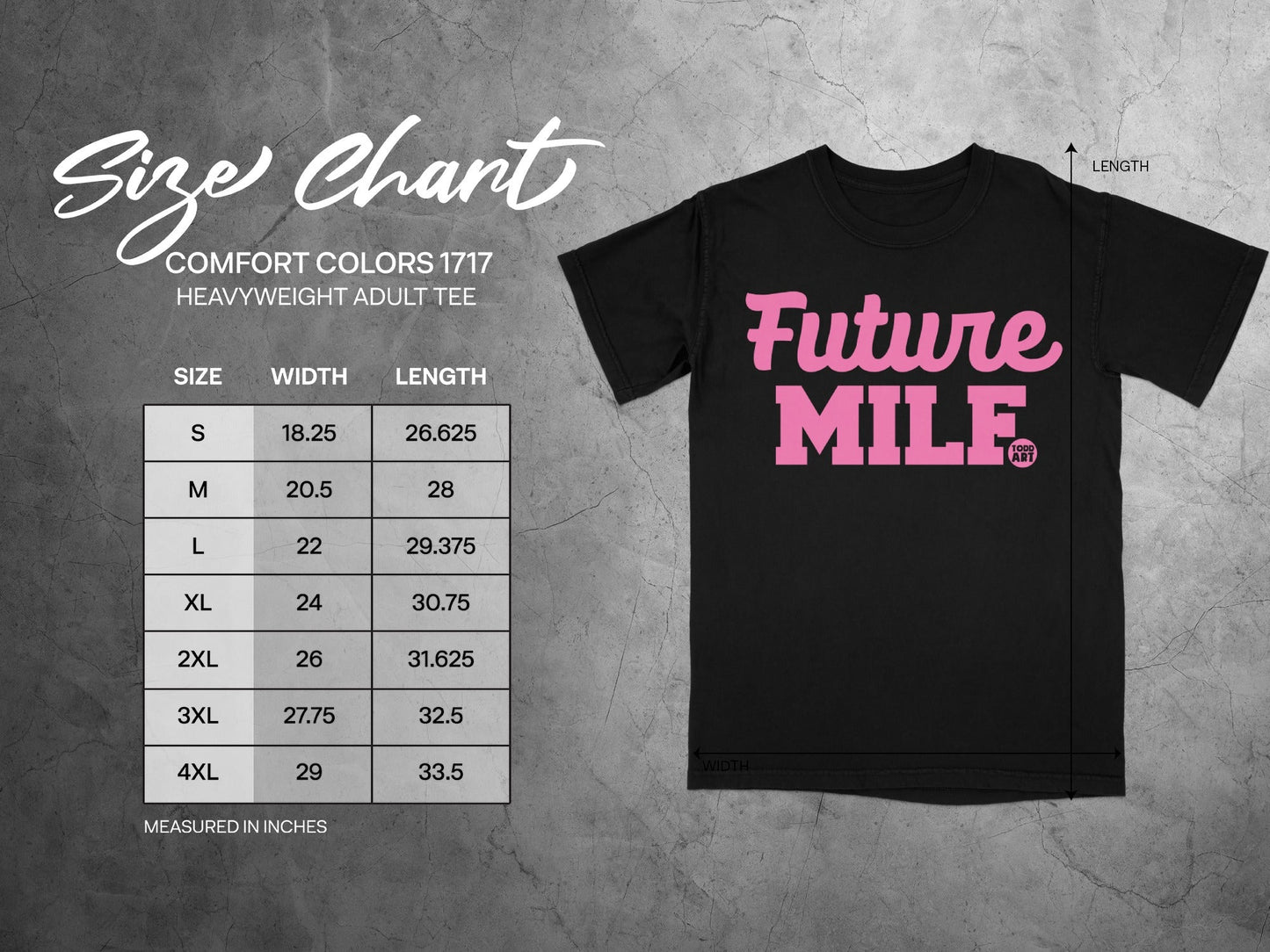 Future MILF Todd Art Heavyweight Adult Tee