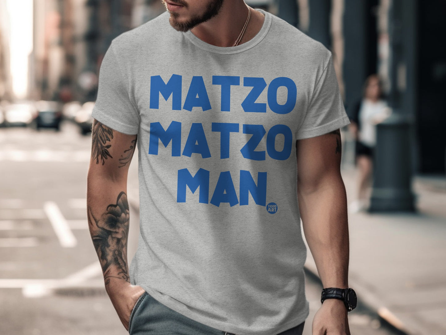 Matzo Matzo Man Bold Typography Tee