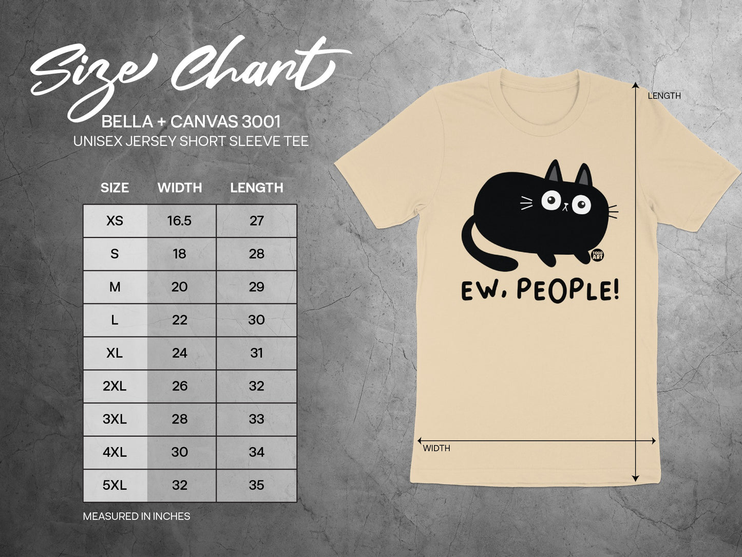 Ew People Black Cat Graphic Design Tee Shirt