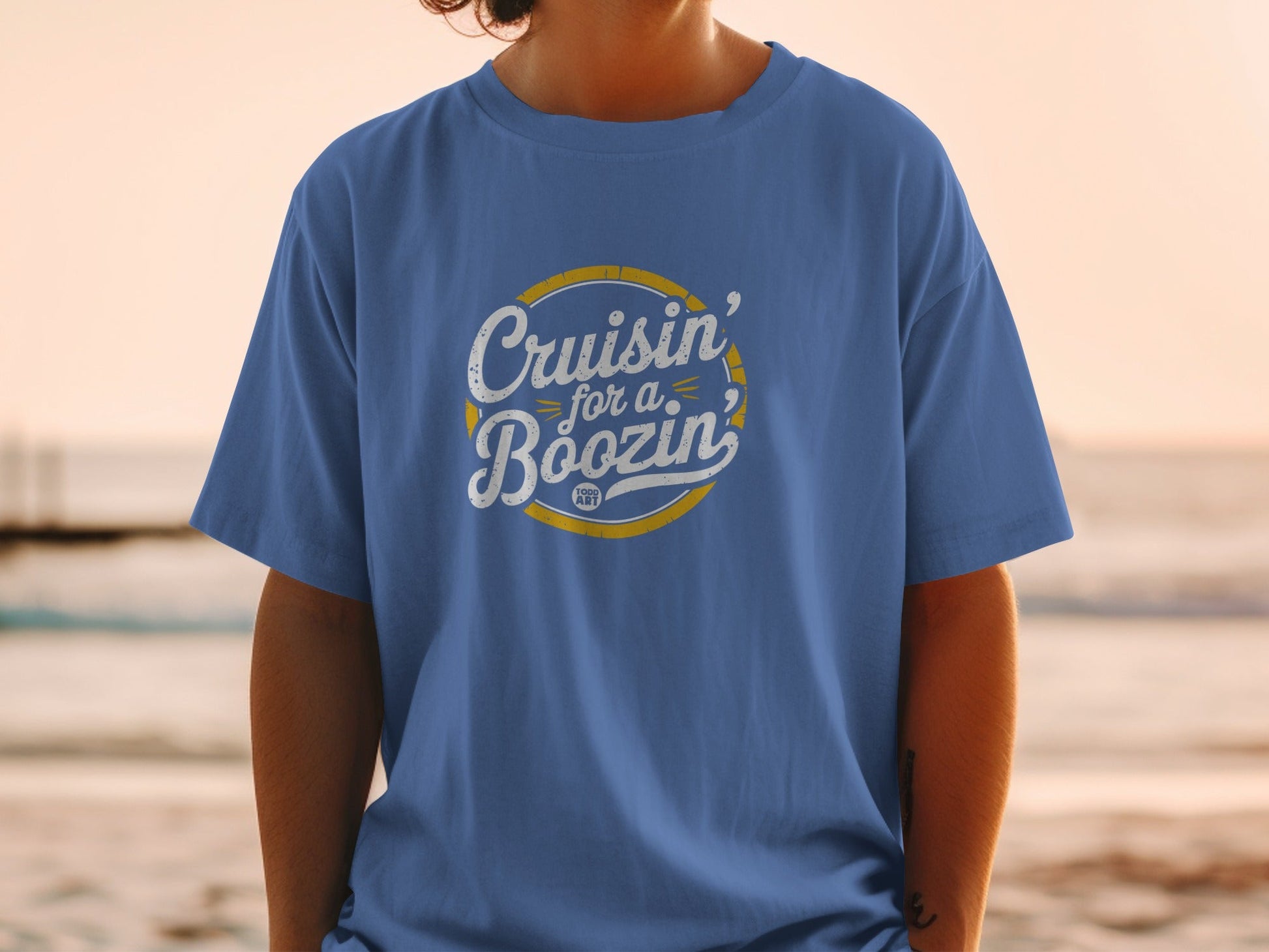 Cruisin' for a Boozin' Graphic Tee Shirt