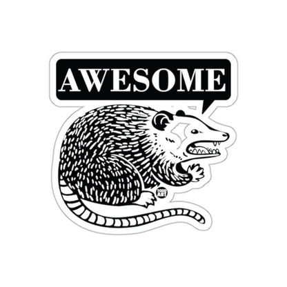 Awesome Possum Graphic Vector Illustration sticker