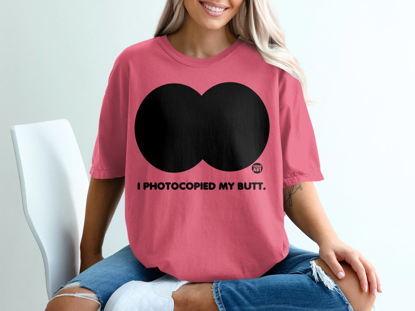 Pink I Photocopied My Butt Print product type