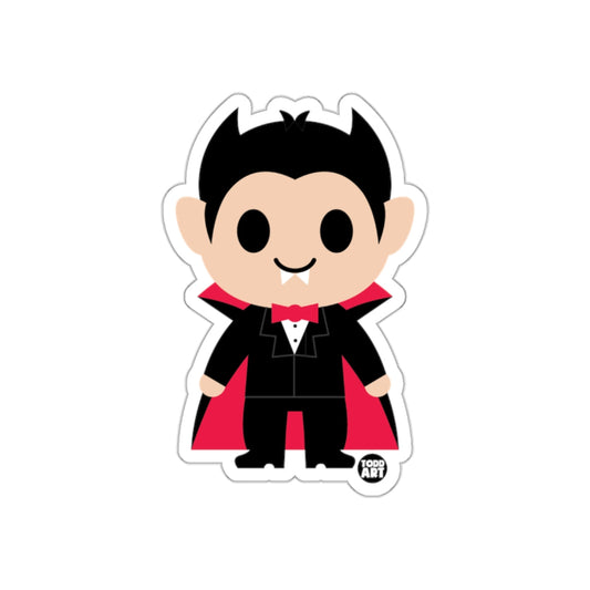 Cute Cartoon Vampire Character Todd Art Sticker