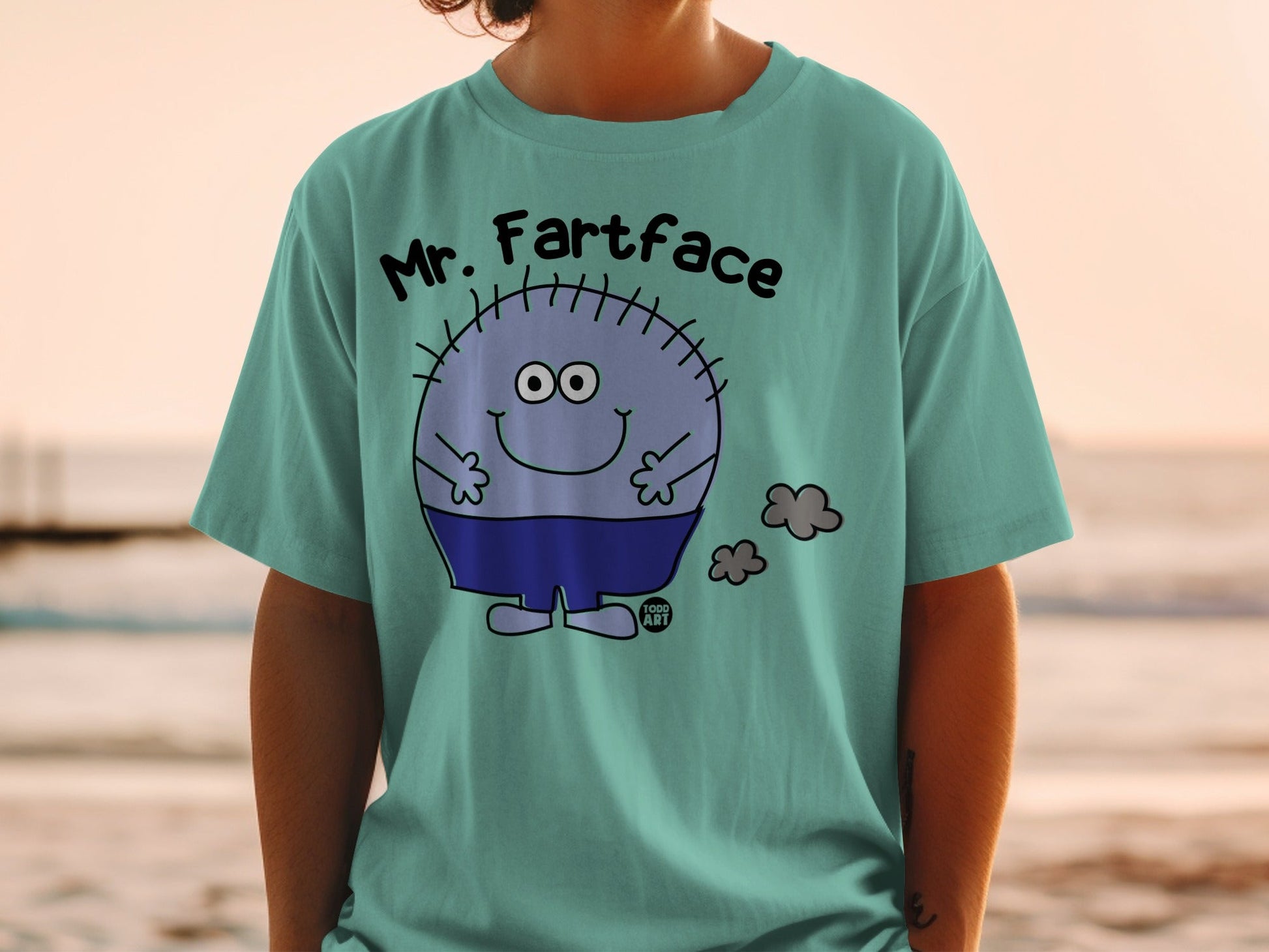 Mr. Fartface Graphic Tee for Humor Lovers Apparel