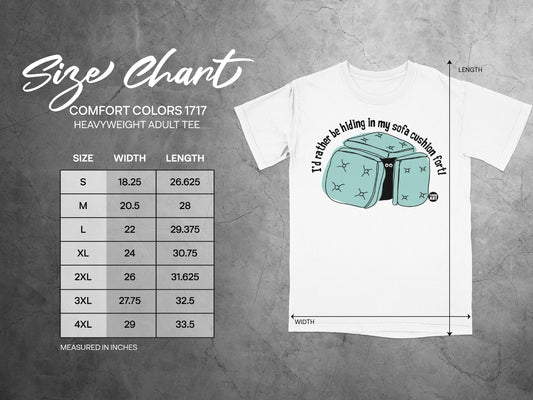 I'd rather be hiding in my sofa cushion fort tee product type