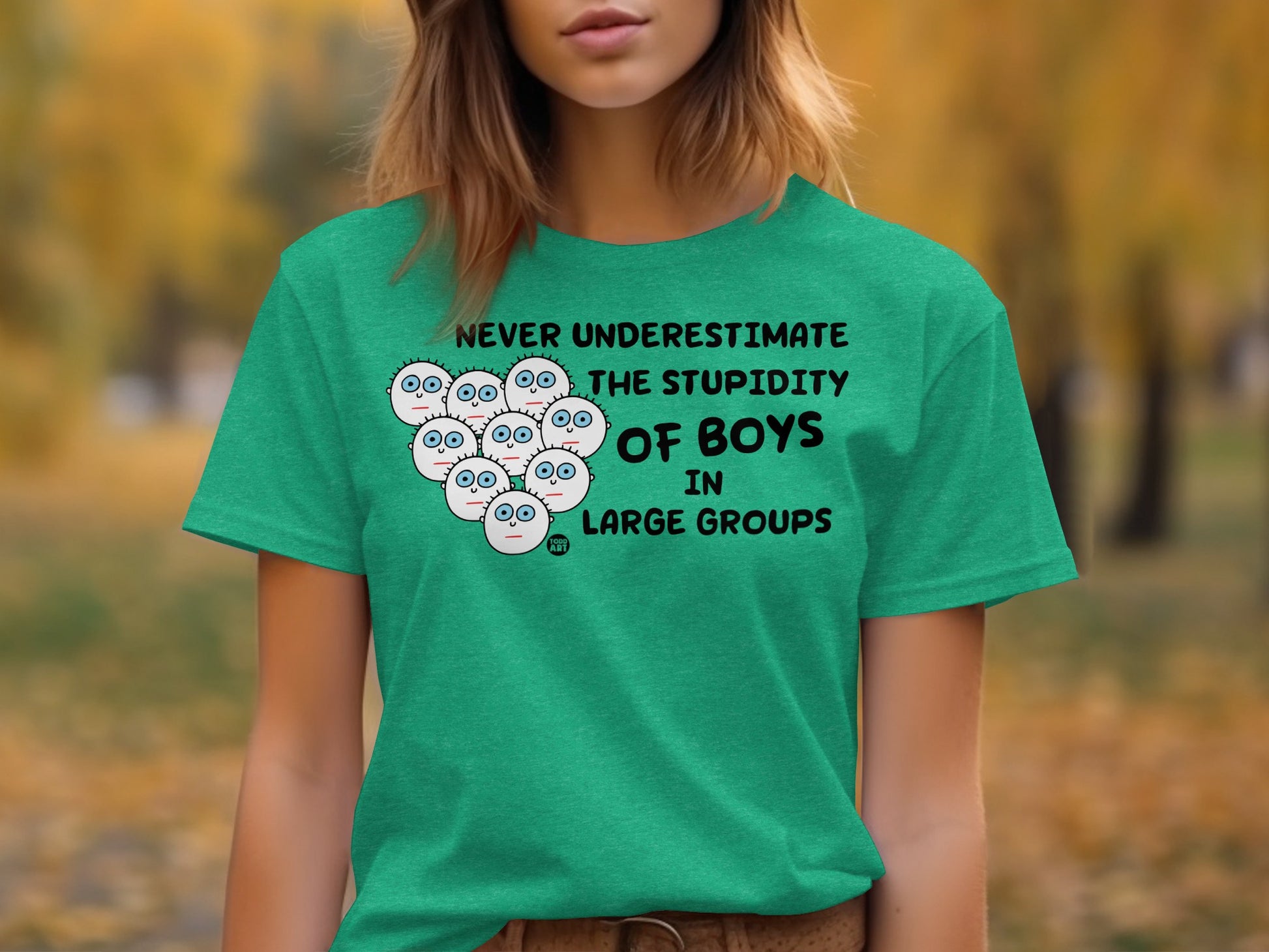 Never Underestimate the Stupidity Graphic T-shirt