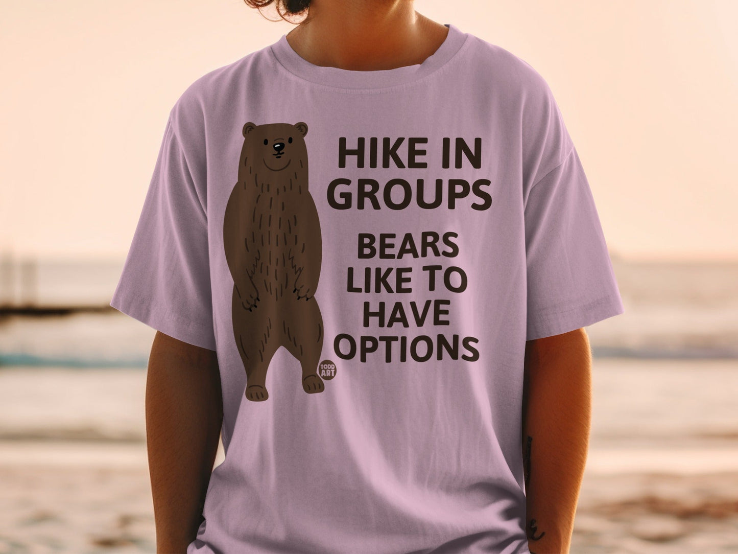 Hike In Groups Bears Like To Have Options T-shirt