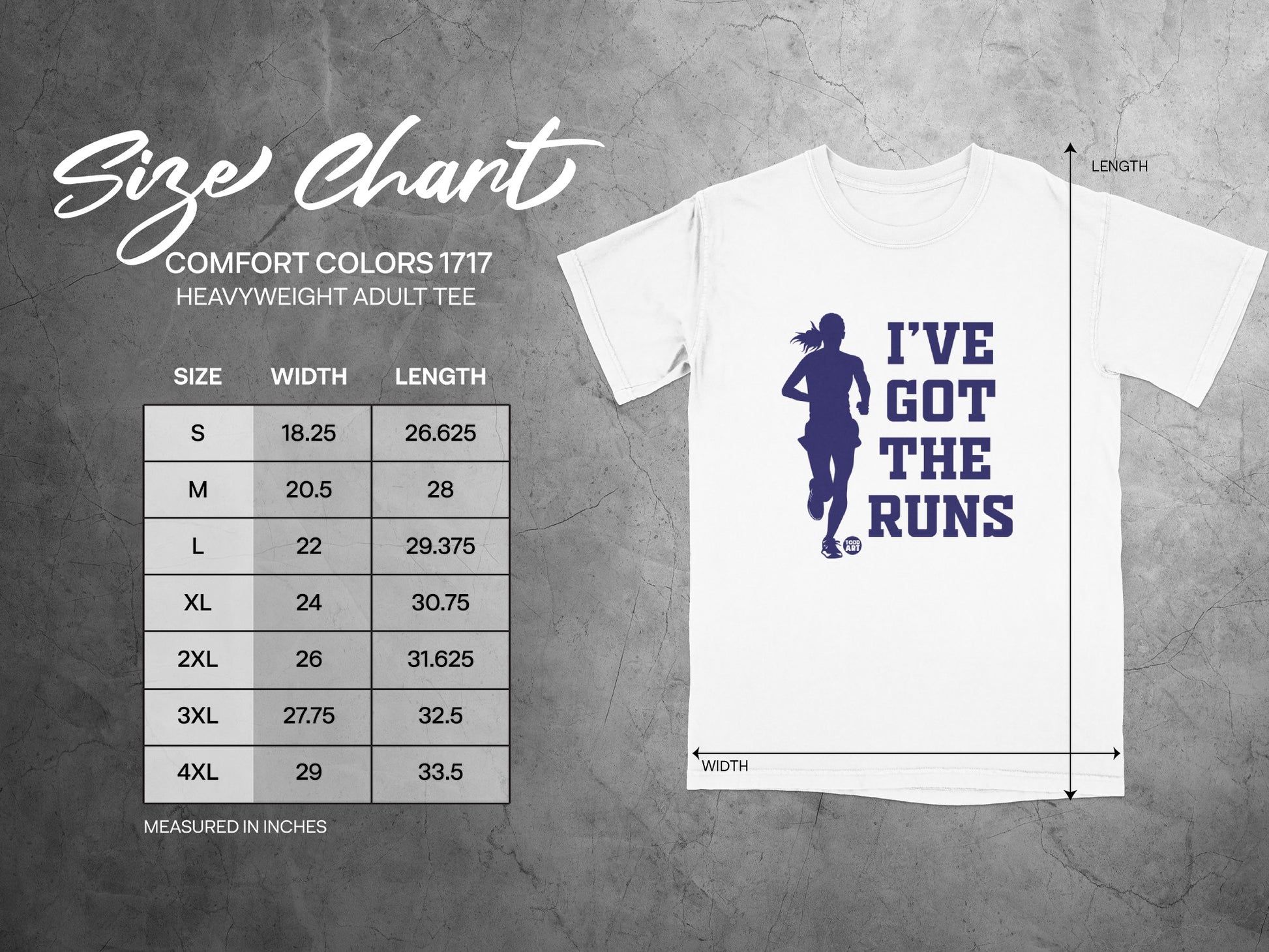 Funny Running I'VE GOT THE RUNS Adult T-shirt product type