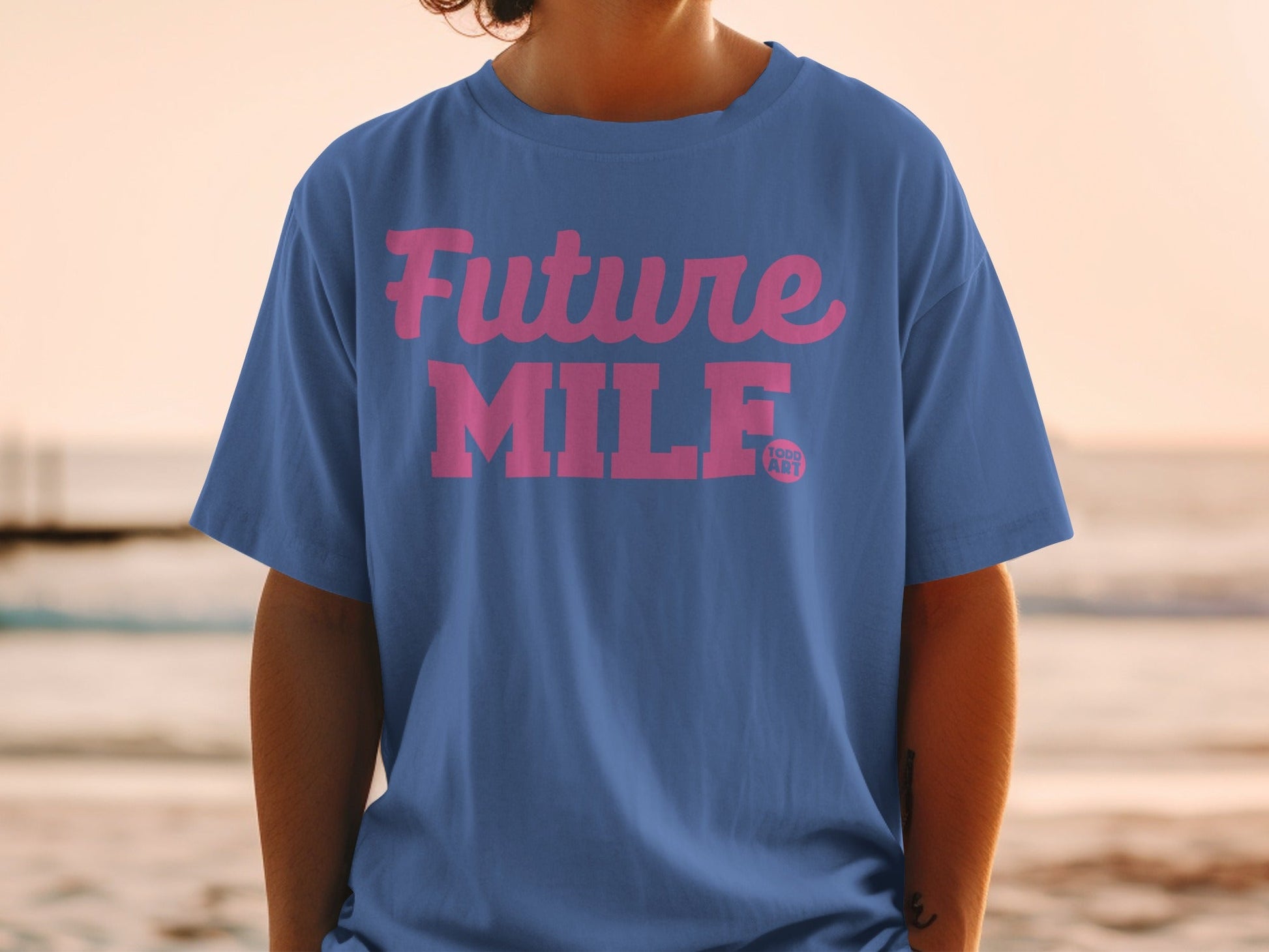 Todd Art Future Mile Graphic Design Shirt