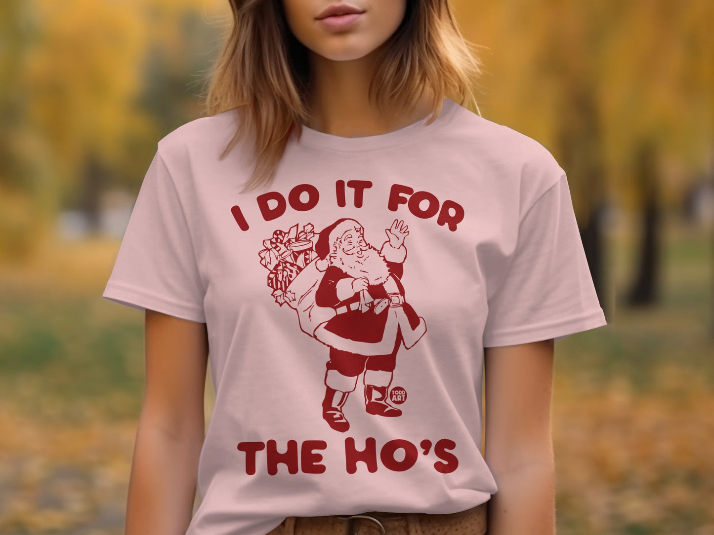 I Do It For The Ho's Santa T-shirt product type