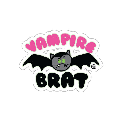 Vampire Brat Funny Bat Character Sticker Decal