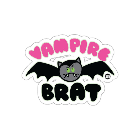 Vampire Brat Funny Bat Character Sticker Decal